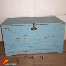 Lidded Large Pretty Wooden Crate Box Table