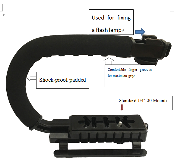 Chiny profesjonalna kamera gopro 3-osiowy ręczny stabilizator gimbal do aparatu smartfona;