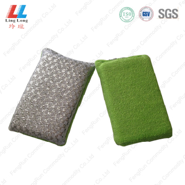 Luxury long scouring silver sponge helper