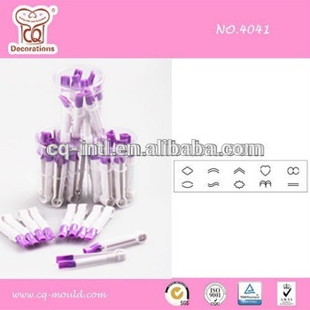 10pcs Fondant cake decorating crimper