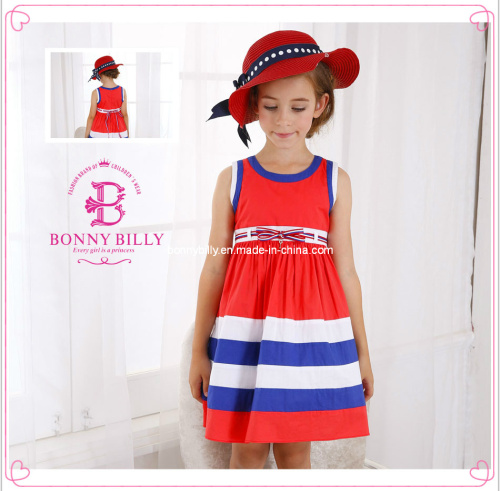 Children Wholesale Smocked Dresses in Red (1230#)