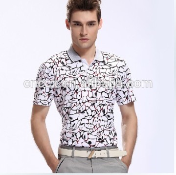 TOP TS-111 2014 latest Cotton Men's Custom Printed Polo shirt