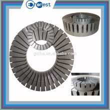 Electric vehicle motor startor and large diameter disc motor rotor