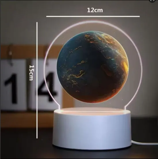 3D Graduation Night Light - Creative Luminous Acrylic Lamp