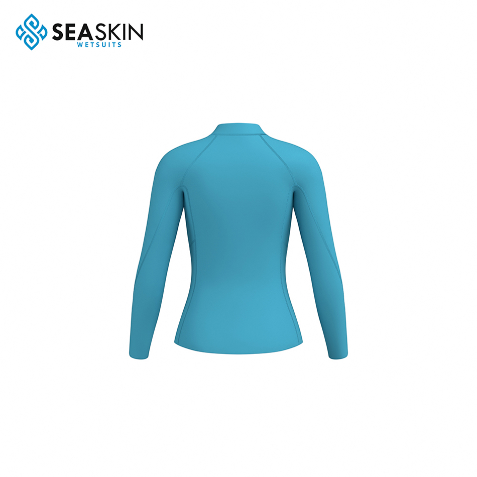 Seaskin Eco-Frendly Womens Neoprene Wetsuitトップ