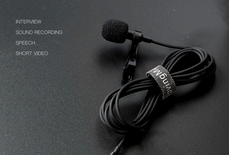 Professional Direct Custom Logo Lavalier Lapel Microphone 3.5Mm