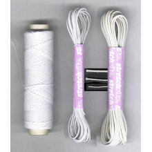 New Arrival White Round Thin Elastic Cord for Hair