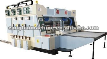 Corrugated carton flexo printing machine