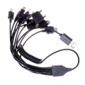10 in 1 USB intrekbare kabel voor meerdere laders