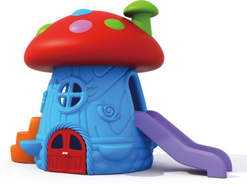 Outdoor plastic playhouse mushroom playhouse