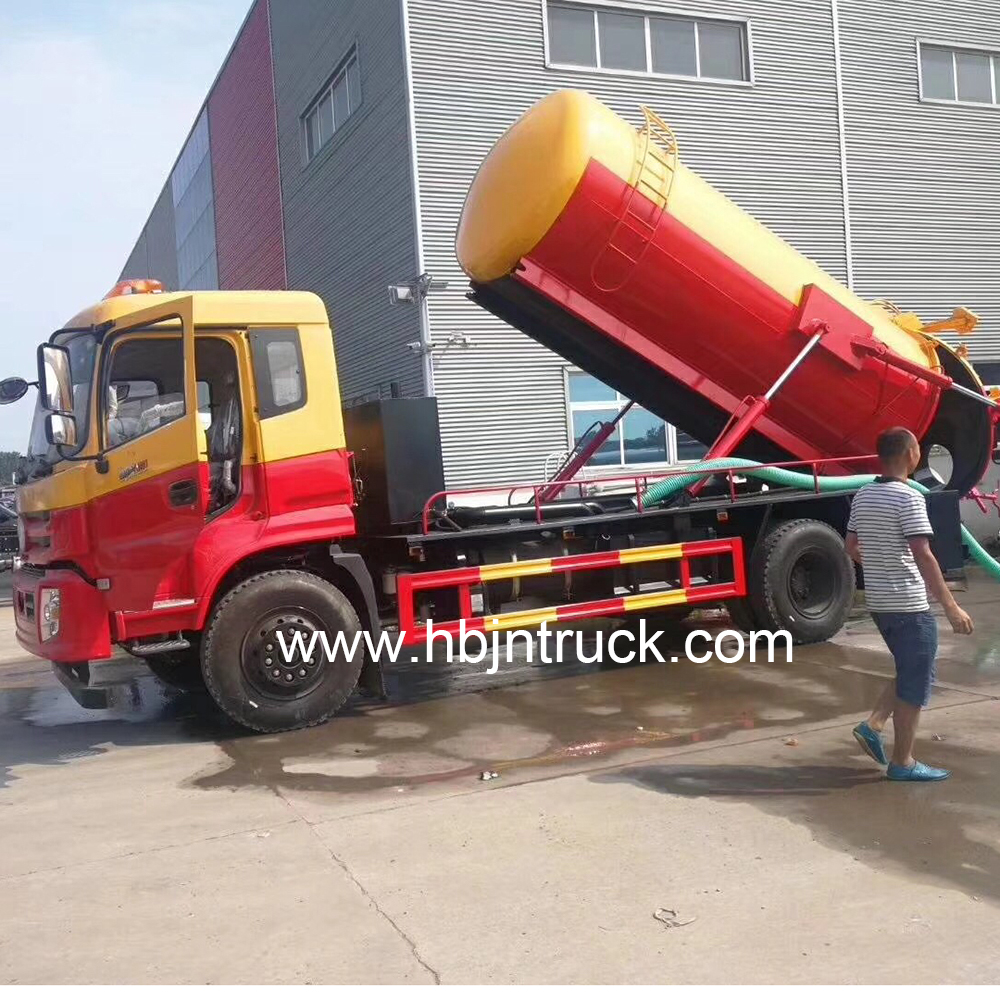 Vacuum Toilet Tanker Suction Truck