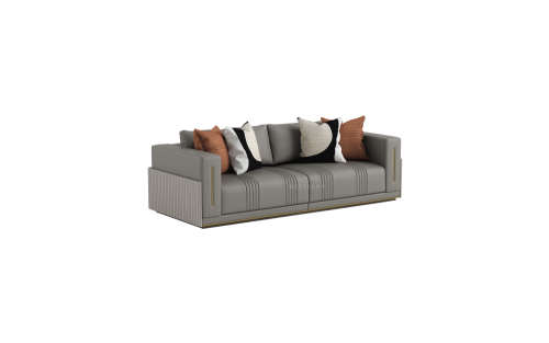 Hoge stretch couch slipcover voor 3 kussen