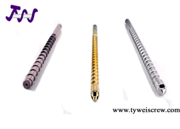 TIN screw barrel, bimetallic screw barrel, plastic machinery components 