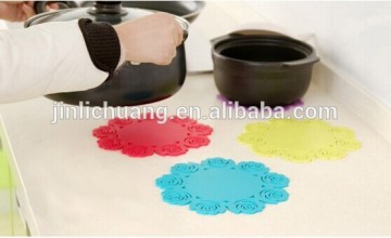 heat resistant flower shape silicone pot holder