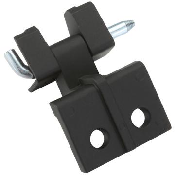 ZDC SS Spacer - Bisagras para gabinetes externos con recubrimiento de polvo negro