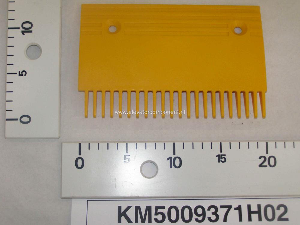 Yellow Plastic Comb Plate for KONE Escalators KM5009371H02