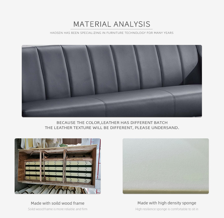 Simple PU Leather Sofa Home Furniture modern Living Room Sofas