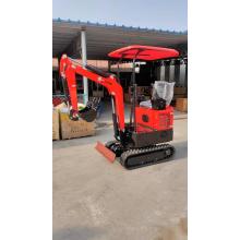 Mini excavator gigi mengayunkan motor baja trek