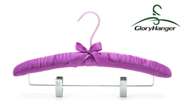 Glory Hanger satin padding hanger with clips