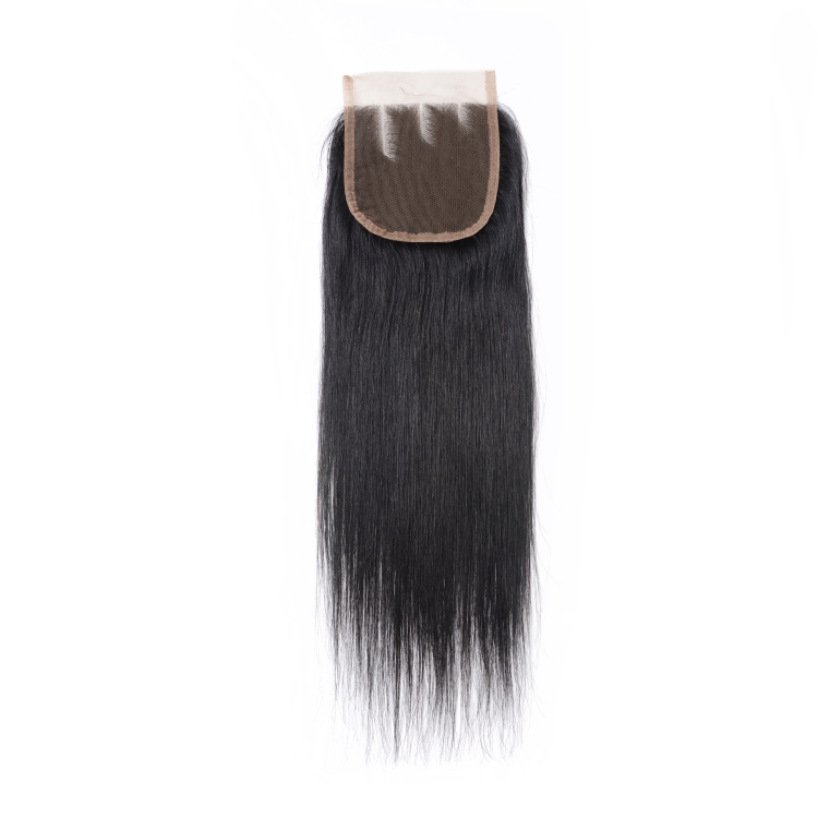 Cheap grade 10a human hair lace closure straight wave unprocessed virgin hair closure