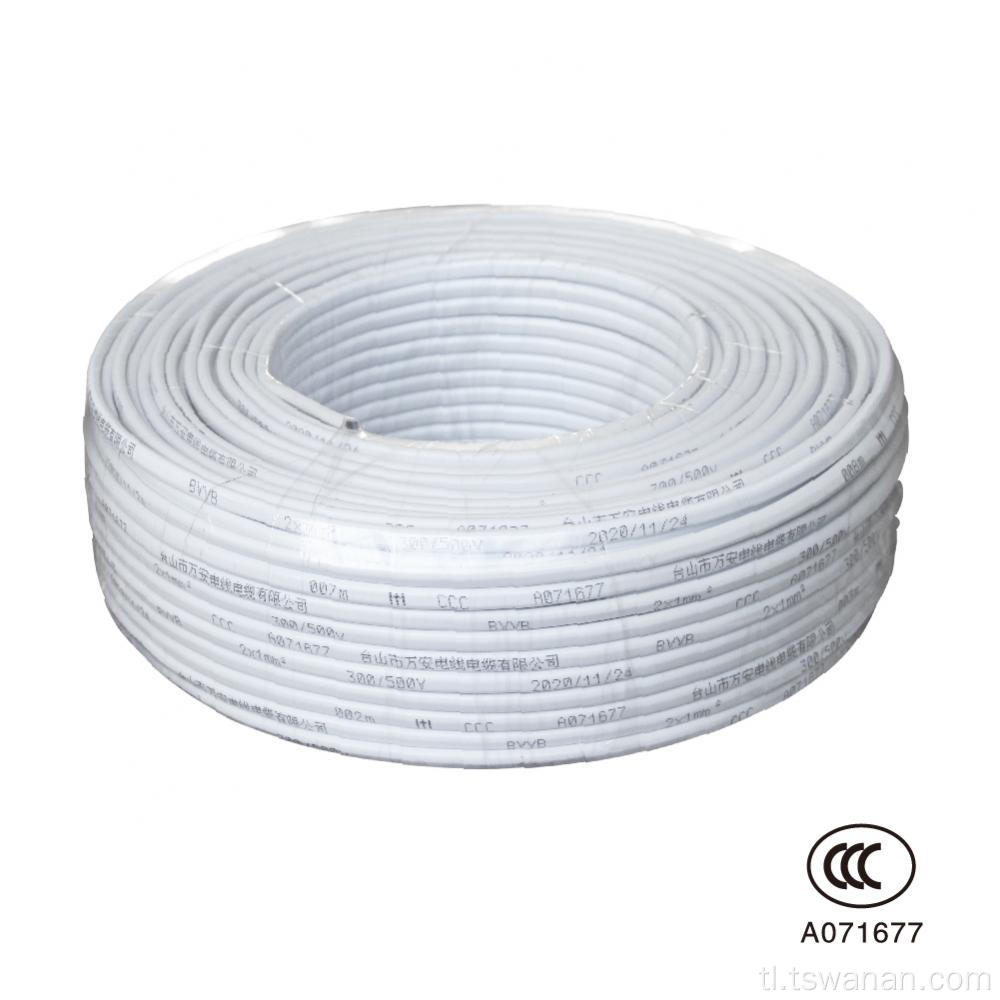 PVC pagkakabukod electrical wire tanso pvc jacket bvvb