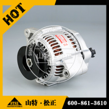 Ansamblu alternator 35 am 600-861-3610-Komatsu