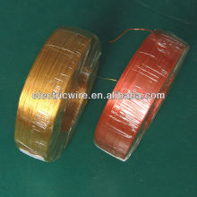 Transparent red/yellow colored PVC speaker audio wire