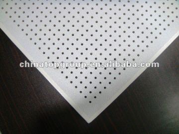 perforated acoustic gypsum ceiling