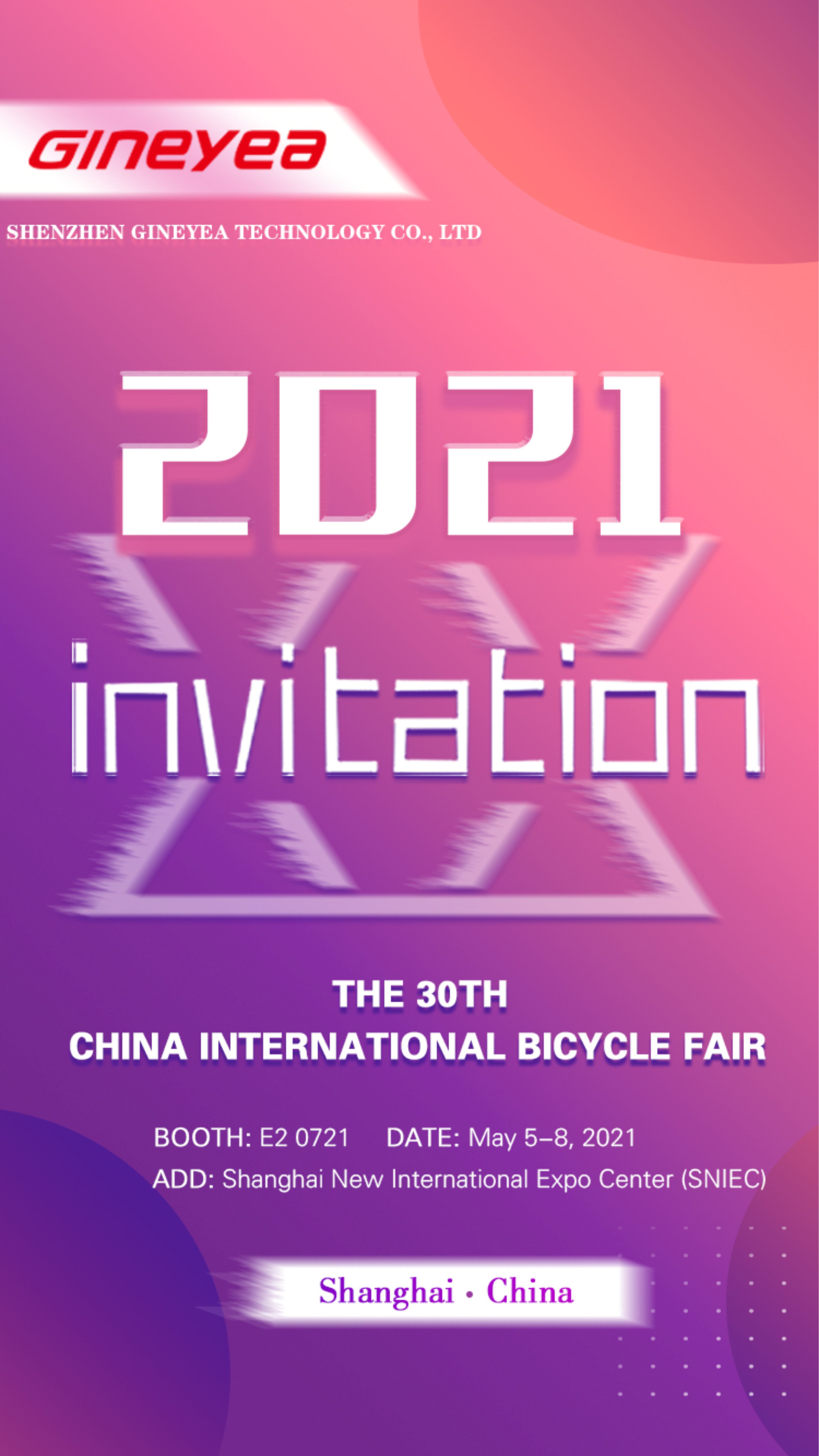 International Bike Fair Invitation