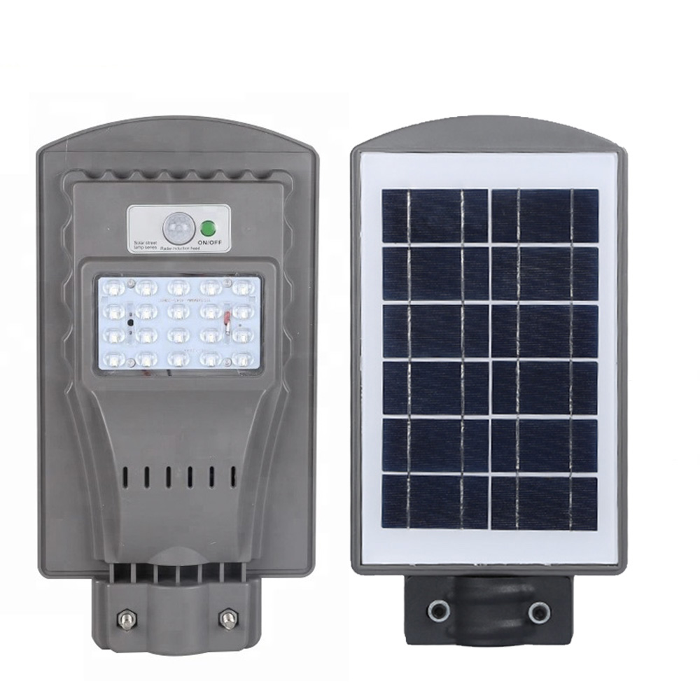 2 Years Warranty IP66 Outdoor Road Pole Lamp Integrated All in One Solar Power LED Solar Street Light ce rohs led lamp