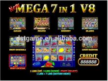 NEW PCB Game Board New MEGA 7 in 1 V8 Video Slot Game Board