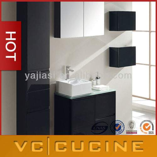 Italian black high gloss lacquer furniture