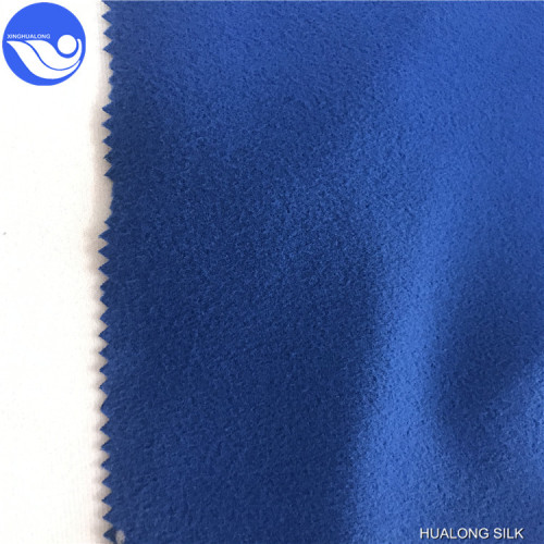 One side brushed super poly of polyester material