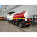 17cbm tri-axle H2SO4 Utoaji wa nusu-trailers