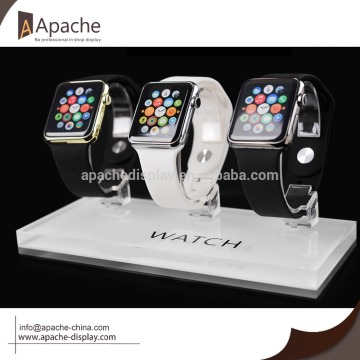 Acrylic watch display holeder base
