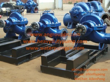 Centrifugal horizontal split casing marine vessels pump