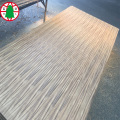 Face de placage en teck naturel sur panneau MDF