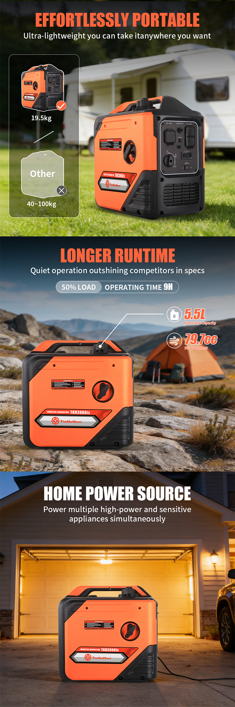 Generador inversor silencioso Silent Inverter Generator