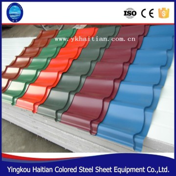 Metal Material Glazed Steel Roof Glazed Roof Tile