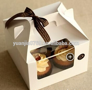 paper cardboard birthday cake box with handle