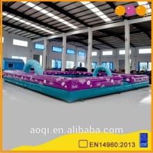 AOQI giant inflatable soapy bubble playground for children