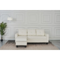 Modern European Style Leather L Shape Sofa