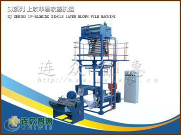 mini LDPE/LLDPE/HDPE film blowing machine