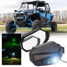 Universal Side by Side Roll Bar Mirrors for UTVs - Best Rear View Mirrors for Polaris RZR, Maverick X3, and More