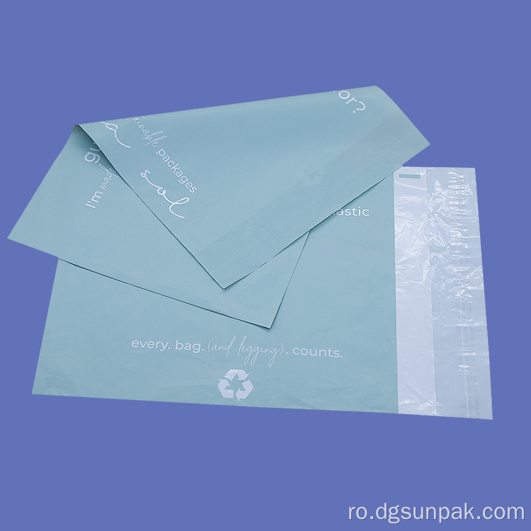 pungi de poli-mailer biodegradabile ecologice pentru ambalare