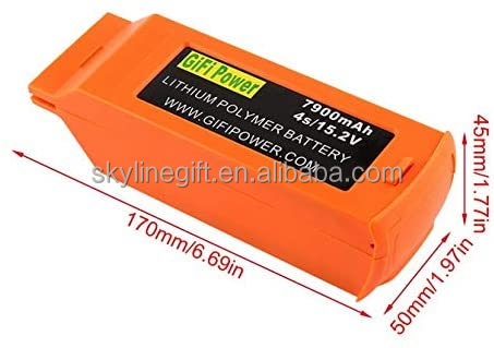 Lipo Battery For YUNEEC H520 Battery 7900mAh 4s 15.2v High Capacity Replacement Drone battery