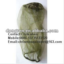 100% polyester insect head net