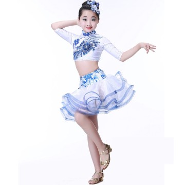 Children Girl Latin Dance Dress /Latin Dance Kids/New Style Latin Dance Costumes