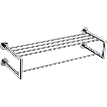 Bath towel rack shelf