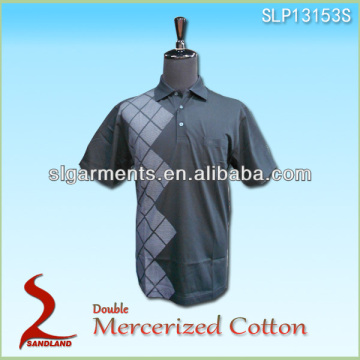 Double Mercerized Polo Shirt Customized